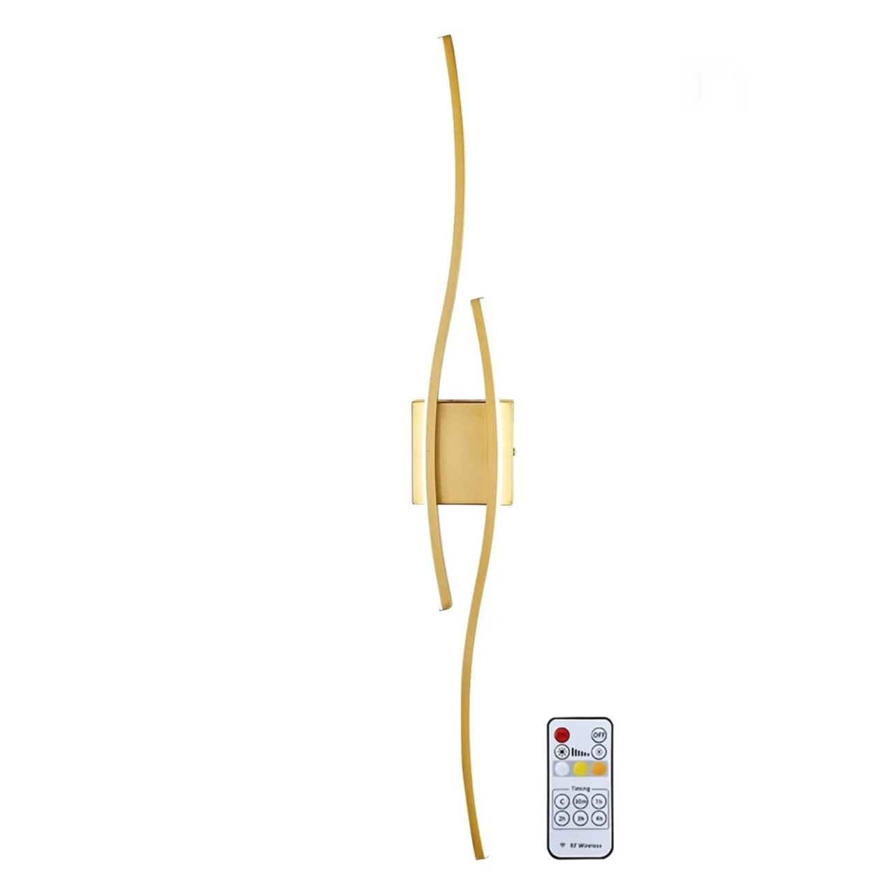 Gold LED Vanity Wall Light – Dimmable Farmhouse Bathroom Light Fixture